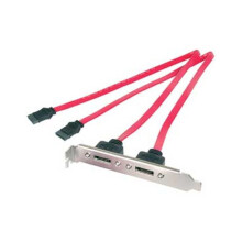 FDL 2 X SATA SOCKET ON BRACKET