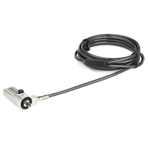 StarTech.com Laptop Cable Lock - 4-Digit Combination Lock for...