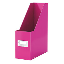Scatola di Stoccaggio Porta-Riviste LEITZ WOW Rosa - Click & Store - Cartone plastificato - 95*310*245 mm