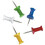 UNBRAND PUSH PIN ASSORTED PK20 1