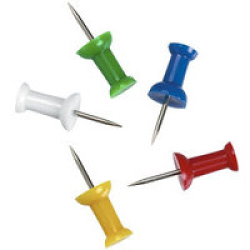 UNBRAND PUSH PIN ASSORTED PK20