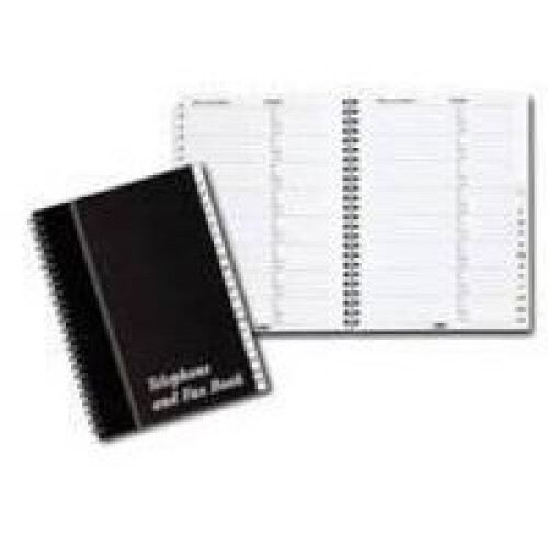 Concord Telephone/Fax Book A5 Gry/Blk