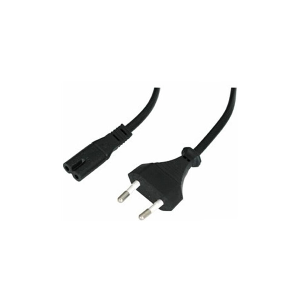 Fdl 2M European Mains Plug To C7 Figure 8" Socket Cable" 5055309617164