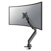 NEWSTAR Het bureauondersteuning van NewStar, model NM-D775BLACKPLUS, kan kantelen, draaien en draaien, het is geschikt voor flatscreen monitoren.
