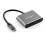 Adattatore - STARTECH - CDP2DPHD - USB-C a DisplayPort/HDMI 2-in-1 - 4K 60 Hz - USB-C (M)  DP/HDMI (F) 1