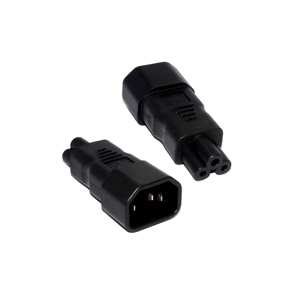 Fdl 3 Pin Clover Leaf Socket (C5) To Iec Plug (C14) Adapter 5055309618918