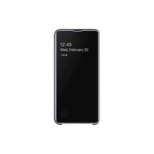 Official Samsung Galaxy S10e Clear View Case Cover - Black
