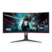 AOC Gaming CU34G2X/BK computer monitor 86.4 cm (34") 3440 x 1440... - Refurbished