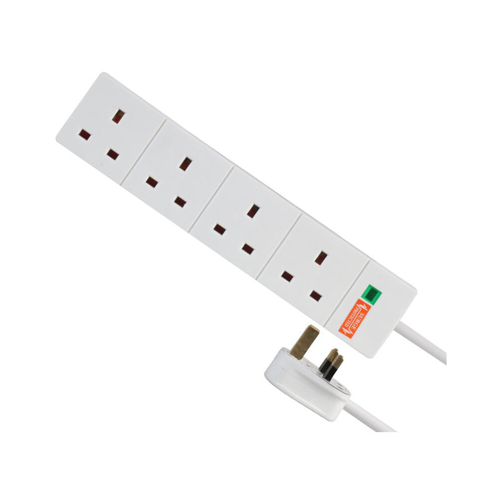 Fdl 4 Way Surge Protect Gang Strip + Indicator - 2M 5055309600647