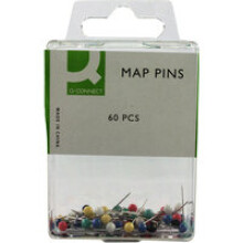 Q-CONNECT Q CONNECT MAP PINS PK60