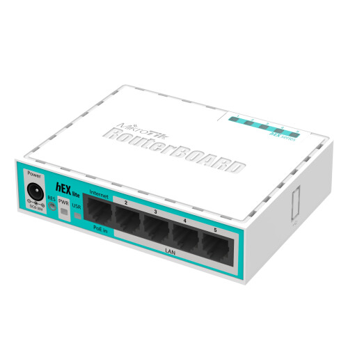 Mikrotik hEX lite Router Weiß