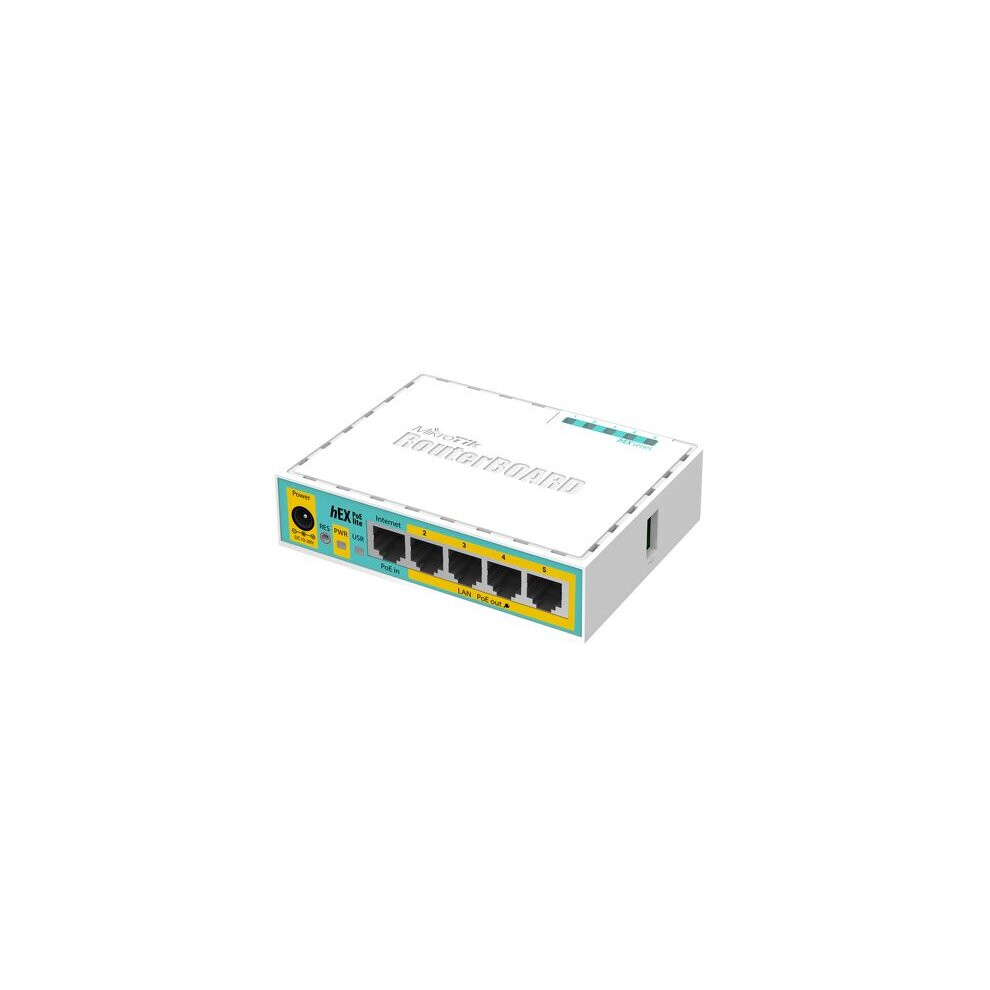 Mikrotik hEX PoE lite Fast Ethernet-Router Weiß