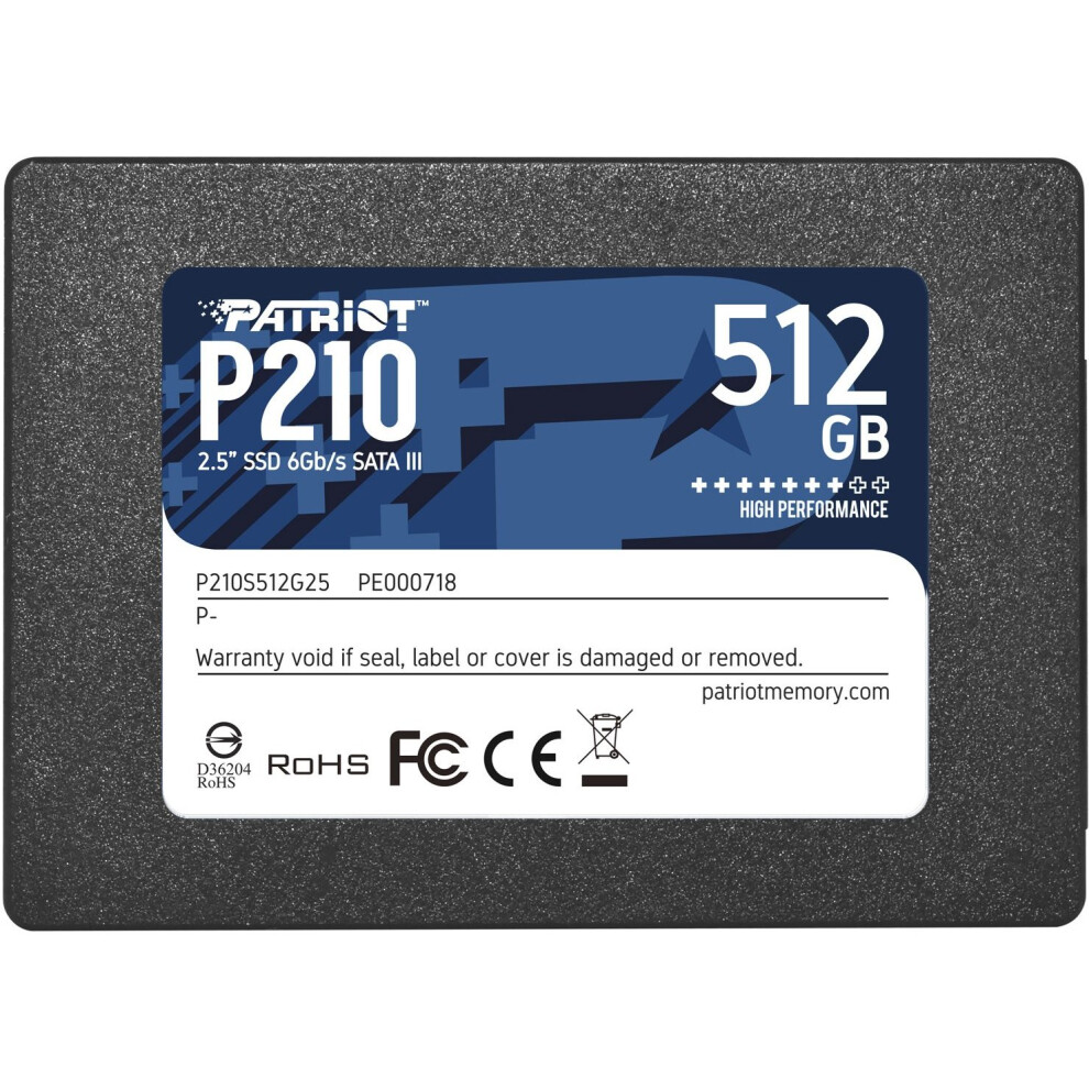 Patriot Memory P210 2.5" 512 Gb Serial Ata Iii 814914026816