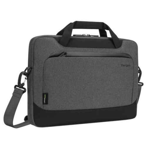 Bolsa mensageiro fina TARGUS Cypress de 14 polegadas com EcoSmart - cinza