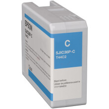 SJIC36P-C INKT CARTRIDGE C6000 SERIES CYA 0,000000 Zwart