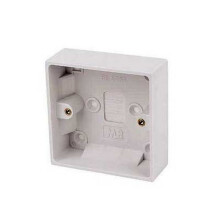 FDL 86x86mm SINGLE PATTRESS BACK BOX - STANDARD