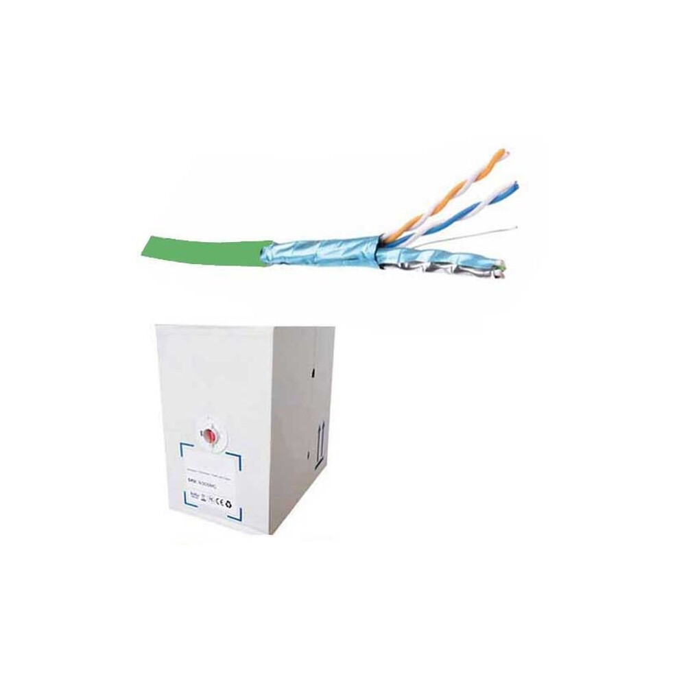 Fdl Cat.6a S-Ftp Stranded Patch Cable Lszh (305M Box) - Green 5055309614477