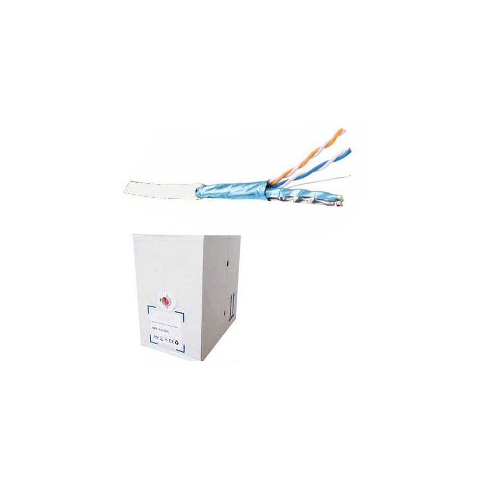 Fdl White Cat.6a S-Ftp Stranded Patch Cable Lszh (305M Box) 305M