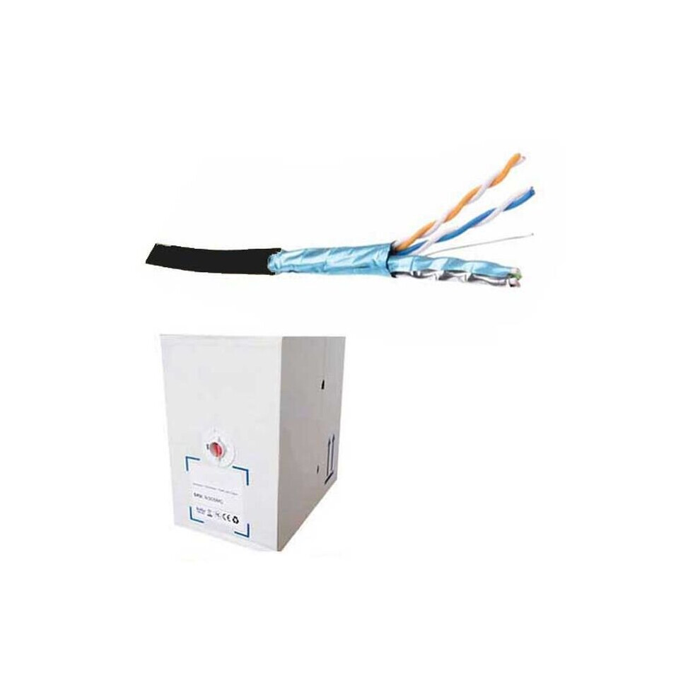 Fdl Black Cat.6a S-Ftp Stranded Patch Cable Lszh (305M Box) 305M