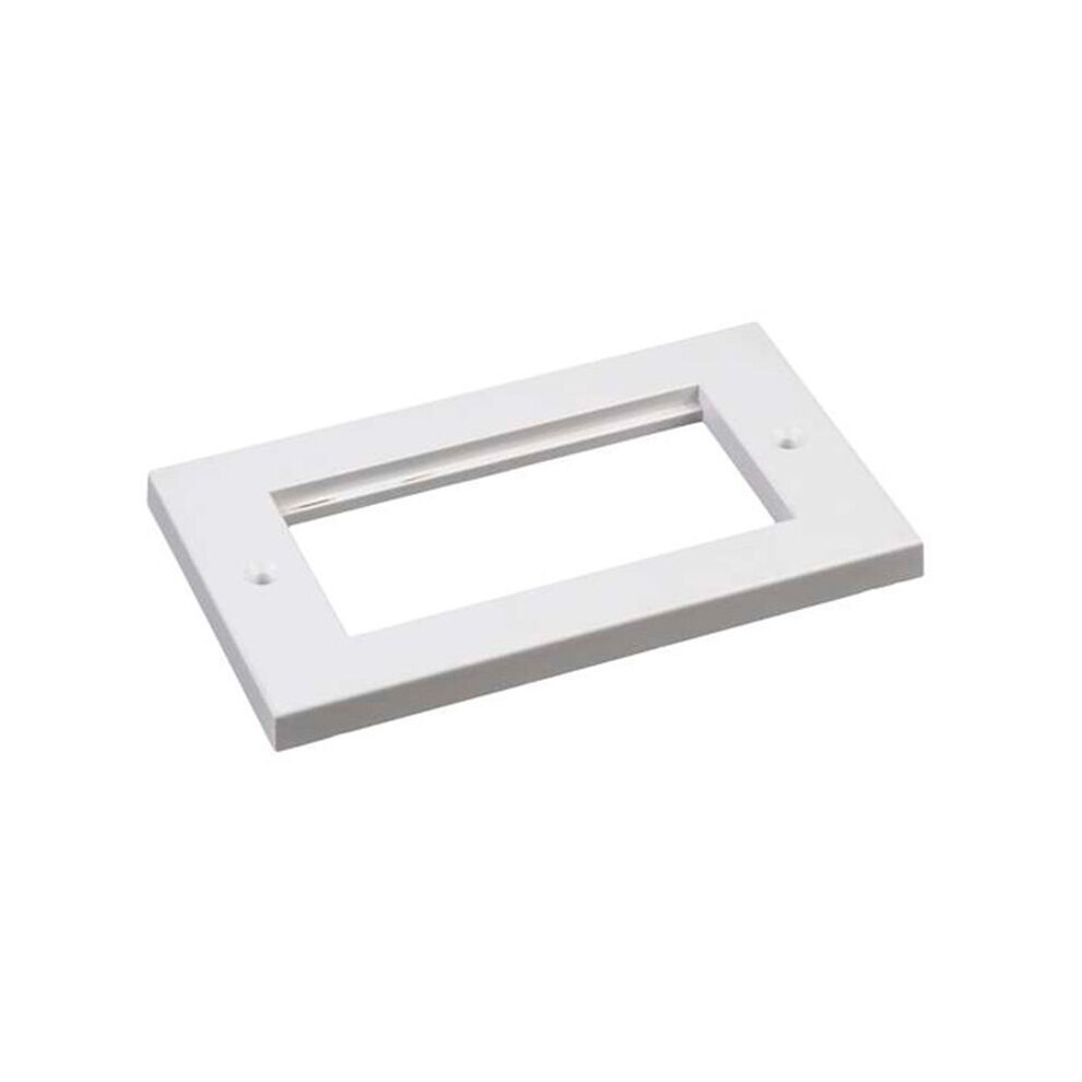 Fdl 86X145mm Modular Faceplate - 2 Gang / 4 Module 100X50mm 5055309606748
