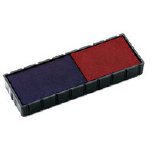 Colop E/10/2 Rep Pads Blue/Red Pack2