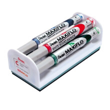 Pentel Maxiflo Wbrd Marker W/Eraser