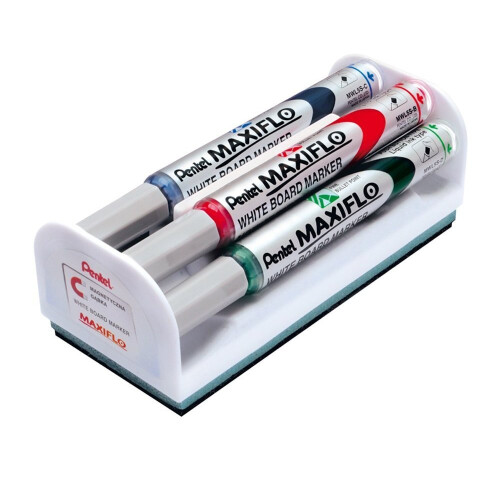 Pentel Pentel Maxiflo Wbrd Marker W/Eraser