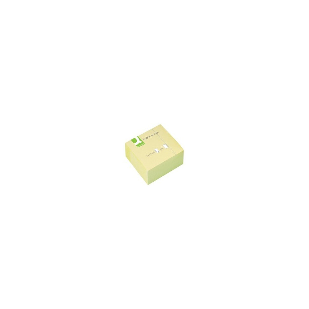 Q-Connect Yellow Q Connect Quick Note Cube 76X76mm