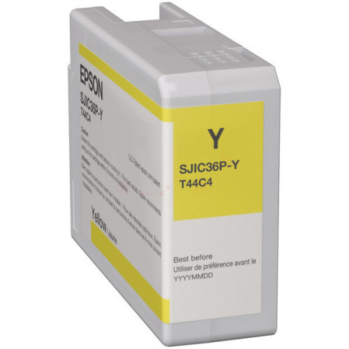 Geel inktcartridge voor