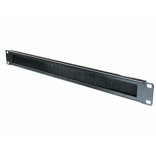 FDL 19 RACK MOUNTING BRUSH STRIP PANEL - 1U"