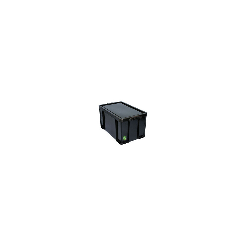 REALUSE REALLY USEFUL 84 LITRE RECYCLED BOX BLK