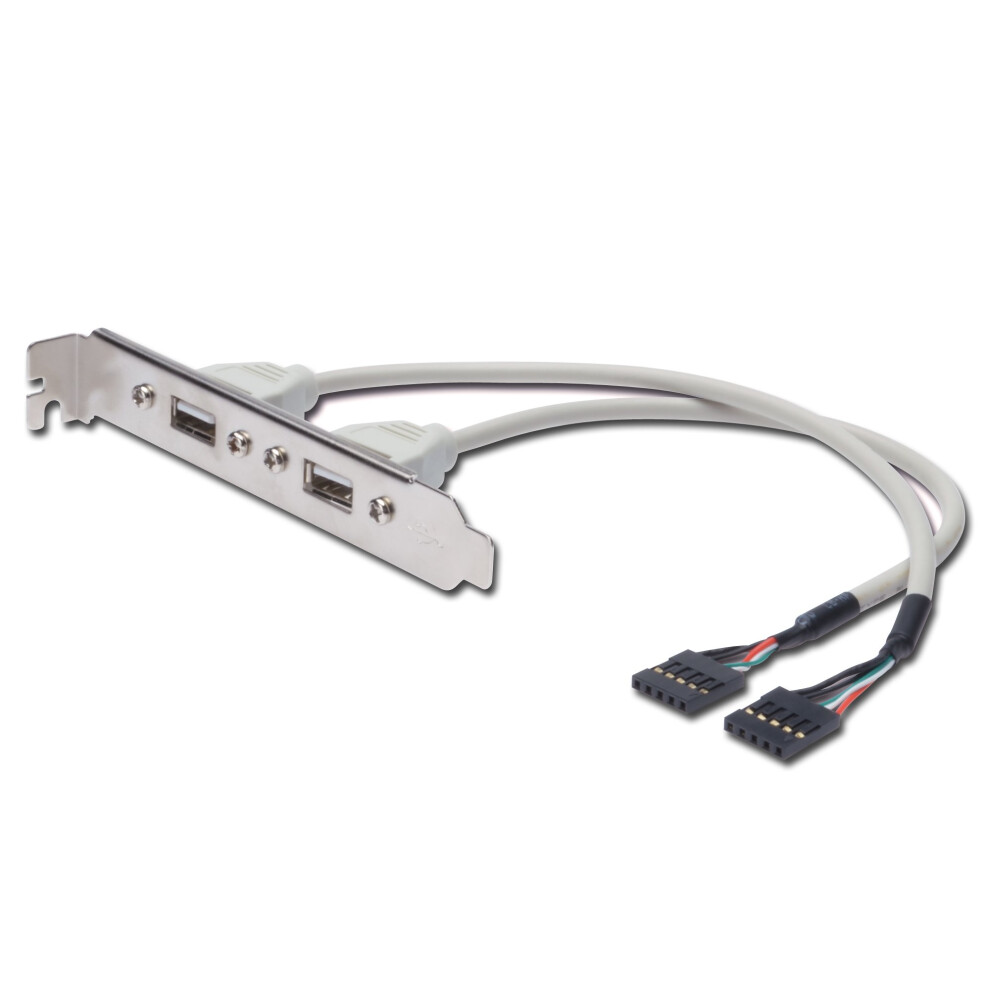 Digitus Usb Slot Bracket Cable, 2X Type A-2X5pin Idc 4016032283423