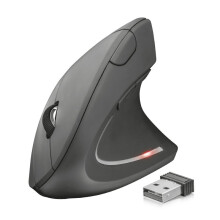 Trust Verto RF Wireless Optical Mouse 1600 DPI, Right-Hand Ergonomic Vertical with Thumb Rest (22879)