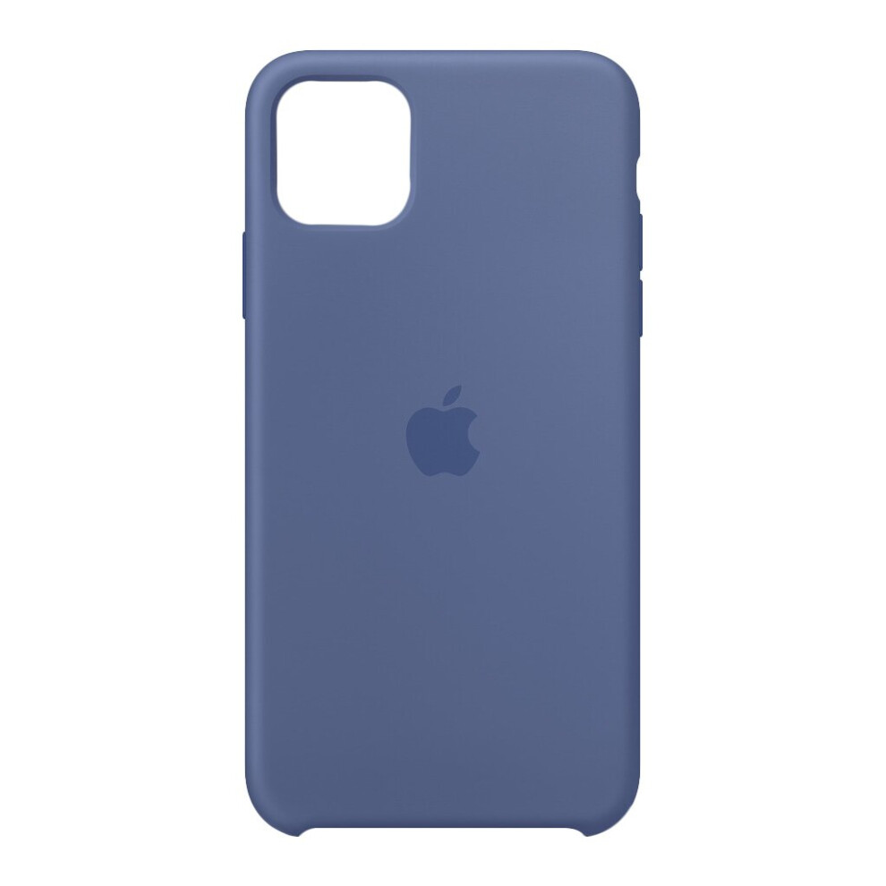 Apple Silicone Case for Apple iPhone 11 Pro Max - Linen Blue - MY122ZM/A-image-OPC-P5YHYTF-NEW