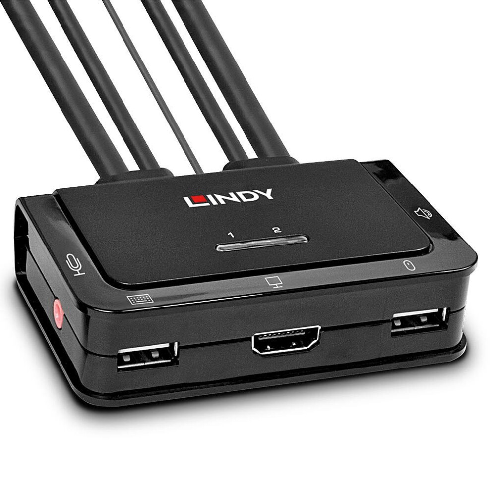 Lindy 42345 Kvm Switch Rack Mounting Black 4002888423458