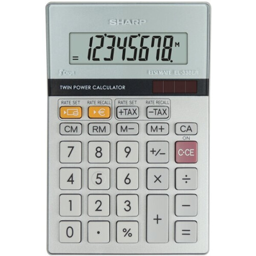 Sharp Sharp EL-330ER calculator Pocket Financial Grey