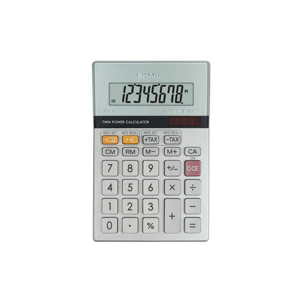 Sharp El-330Er Calculator Pocket Financial Grey