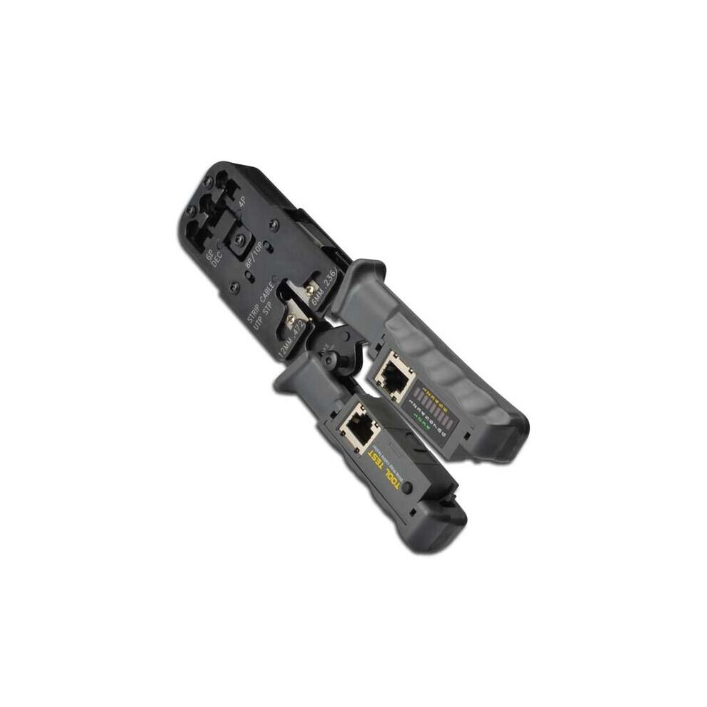 Fdl Rj45 Ratchet Modular Crimp Tool With Tester 5055309615795