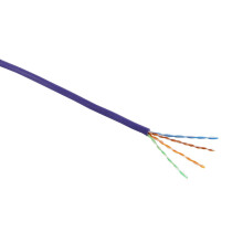 Excel 100-066 networking cable 305 m Cat5e U/UTP (UTP) Violet