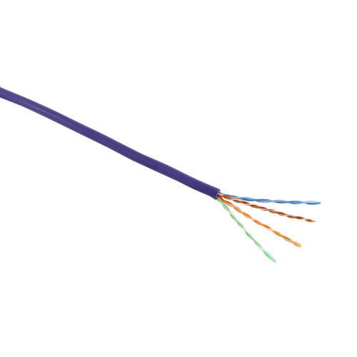 Excel 100-066 networking cable 305 m Cat5e U/UTP (UTP) Violet