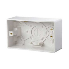 RED GREY DOUBLE PATTRESS BACK BOX - DEEP