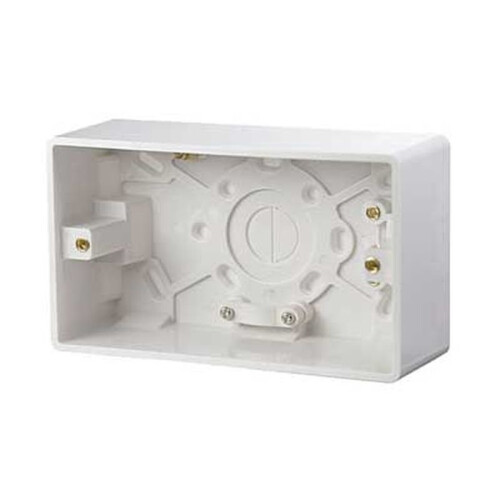 RED GREY DOUBLE PATTRESS BACK BOX - DEEP