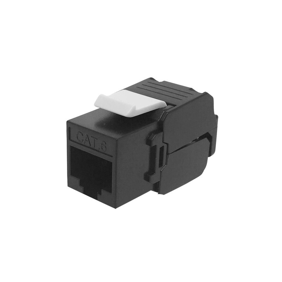 Fdl Cat.6 Utp Keystone Jack Toolless Idc Module - Black 5055309625763