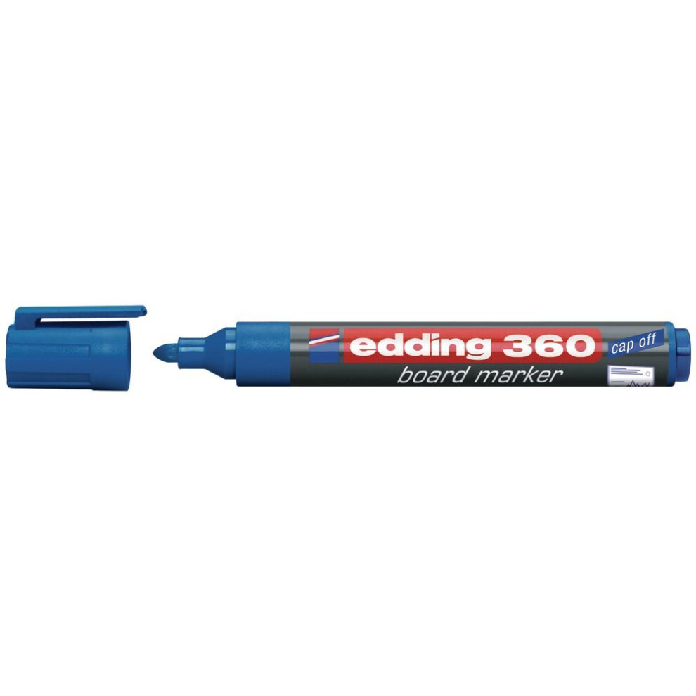 Edding 360 Board Marker Pk10 - 360-003 Blue