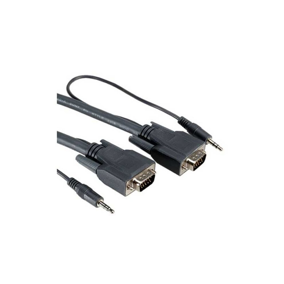 Fdl 10M Vga & 3.5Mm Jack Monitor Cable M-M 5055309622779
