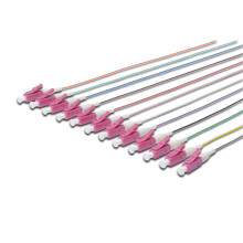 Pigtail Simplex - DIGITUS - 2 m - OM4 - 12 colori - Connettore LC