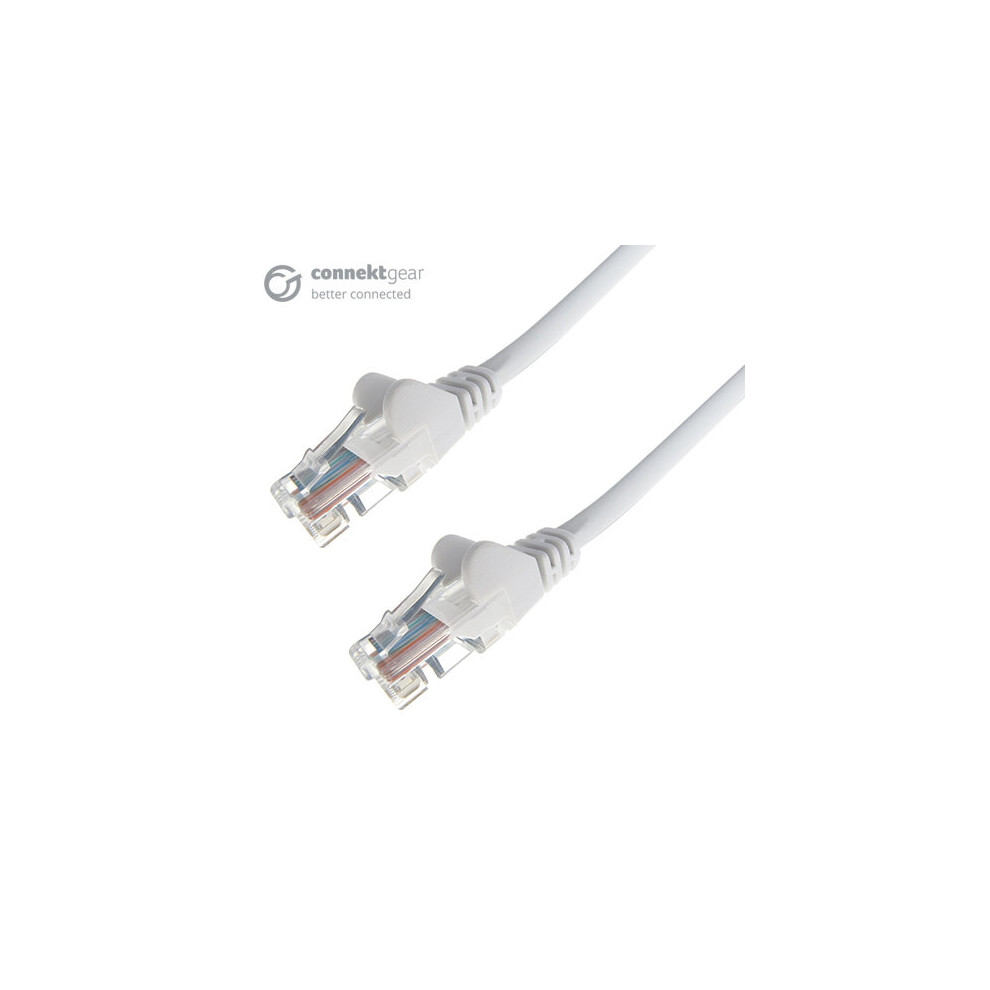 Connekt Gear 3M Rj45 Cat6 Utp Stranded Flush Moulded Ls0h Network... White 5035624019287