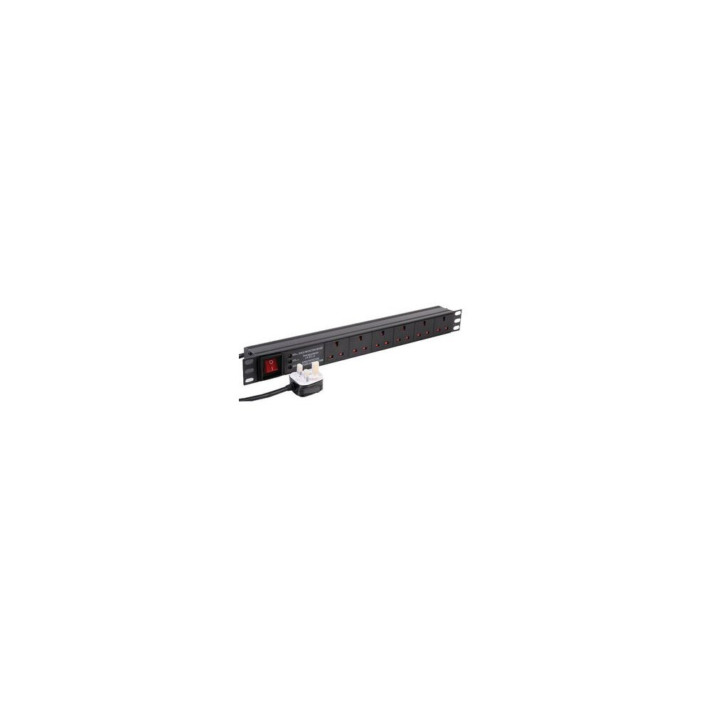 Lms 6 Way Horiz 13A 19" Pdu + Switch + Surge Protect (1U) - 3M 8400800026088