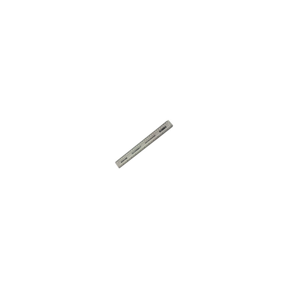 Q-CONNECT Q CONNECT RULER SHATTERPROOF 30CM WHITE