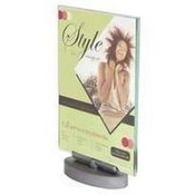 Deflecto A4 Swivel Sign Hldr Clr